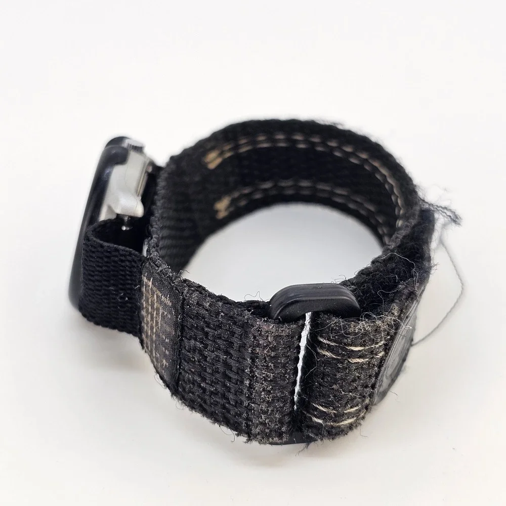 Timex Kids Children Watch 32MM Black Dial Date Black Nylon Band New Battery‎